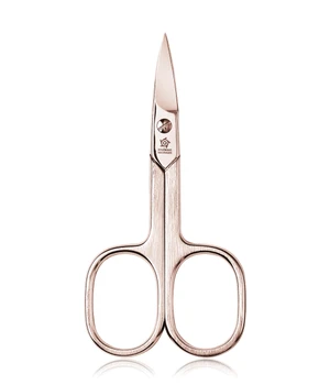 Pfeilring Schere strichmattiert, vergoldet Nagelschere · 1 Stk