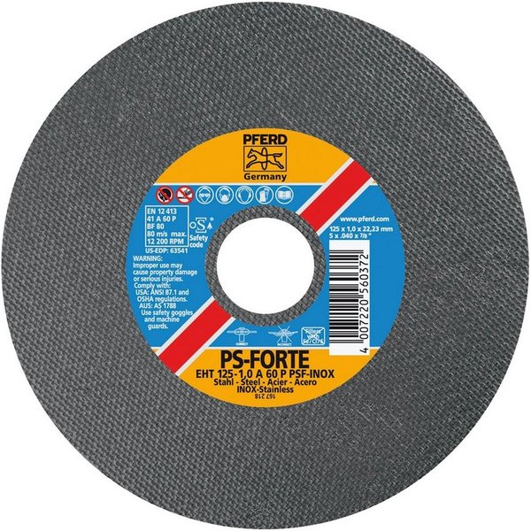 Pferd Trennscheibe, Ø 230 mm, A46PPSF-Inox 230 x 1,9 mm gerade