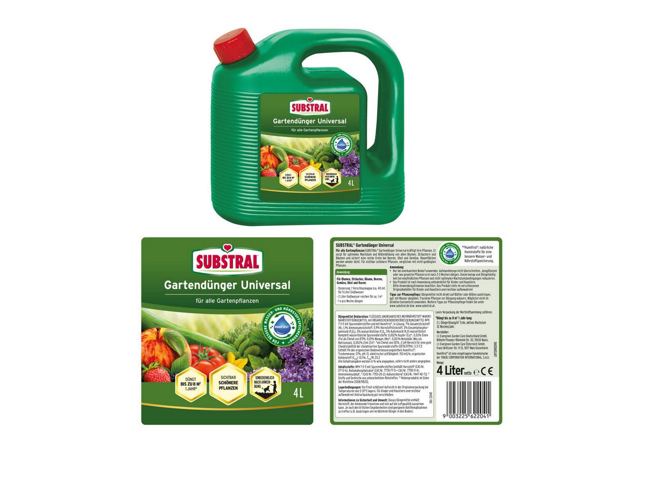 Substral Pflanzendünger Substral Gartendünger Universal flüssig 4 L – Bild 2 von 3
