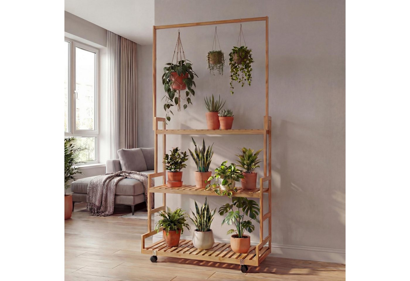 MCW Pflanzentreppe MCW-Q33-S, Hohe Stabilität und langlebige Verarbeitung, Für den Indoor-Bereich – Bild 5 von 5