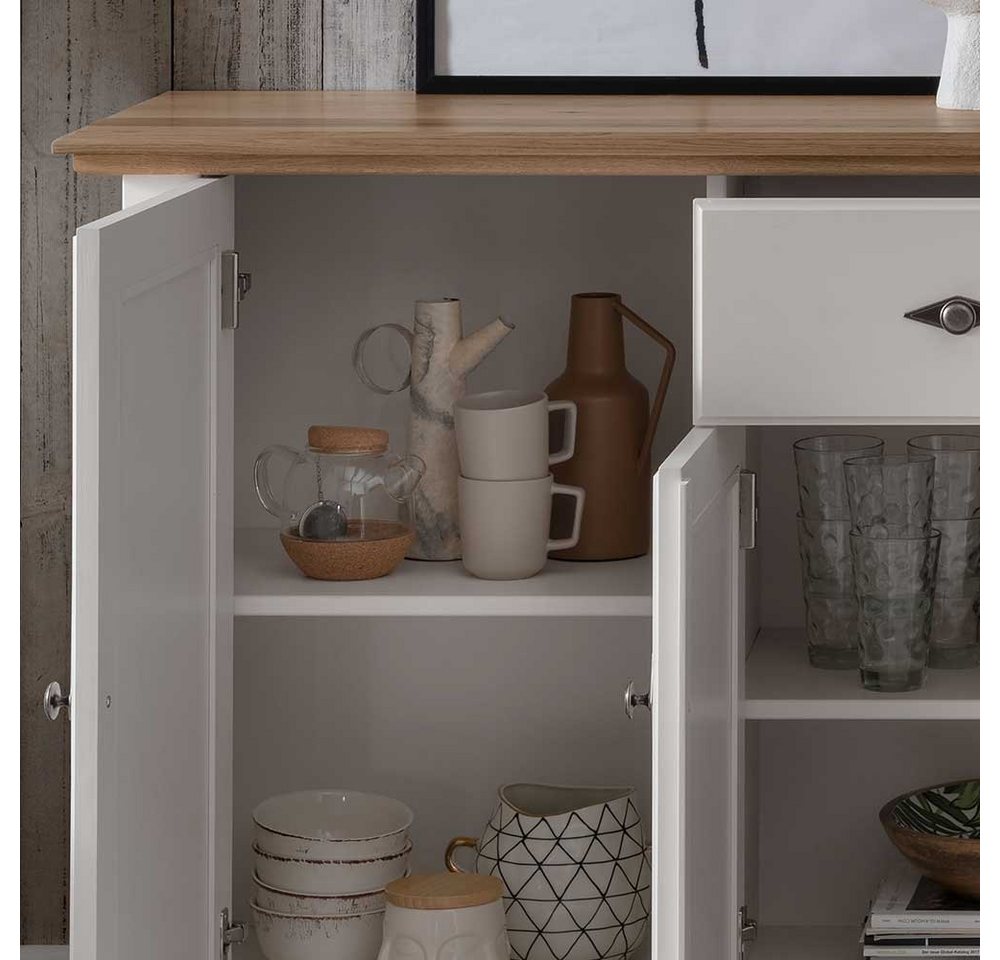 Pharao24 Sideboard Nadia, aus Massivholz – Bild 4 von 5