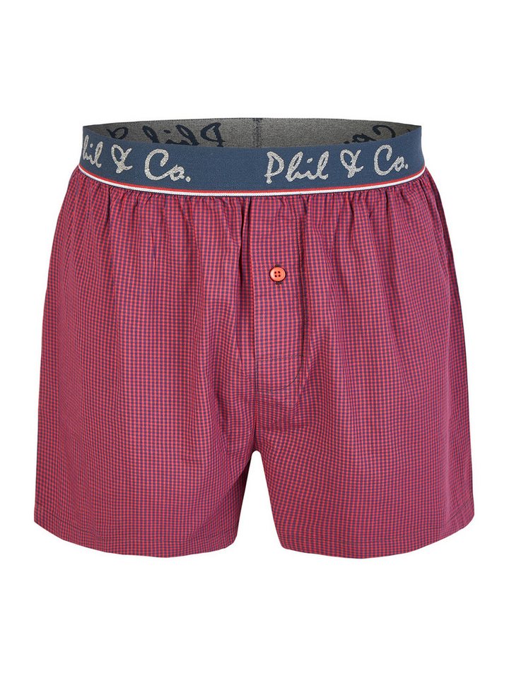 Phil & Co. Boxer Classic Checks (4-St) – Bild 4 von 5