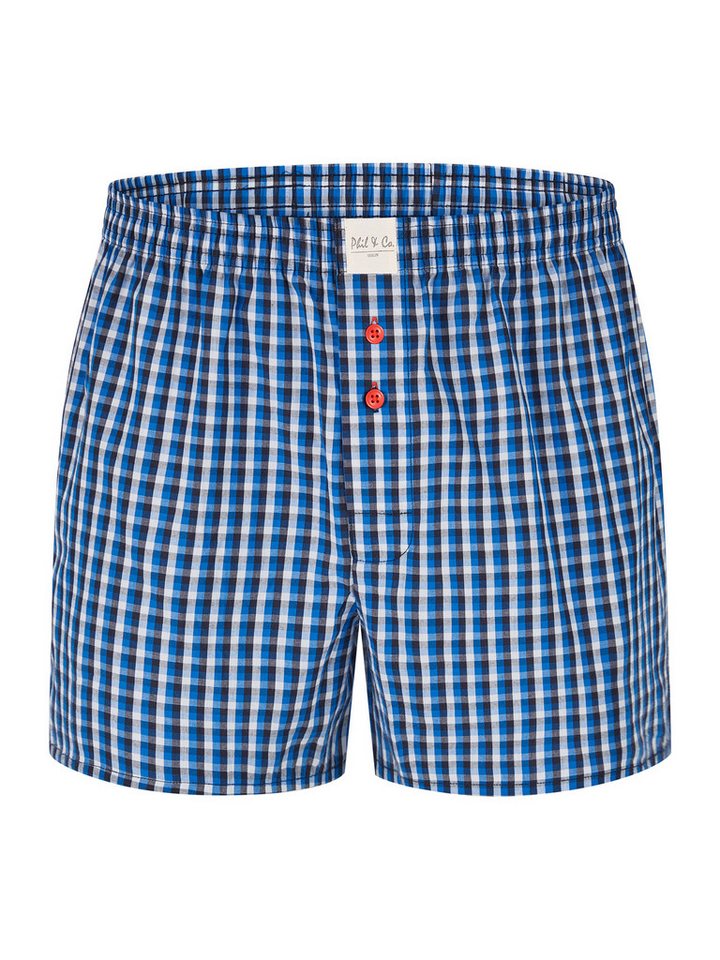 Phil & Co. Boxer Classic Sets (6-St) American Boxershorts - weit geschnitten - Knopfleiste – Bild 2 von 5