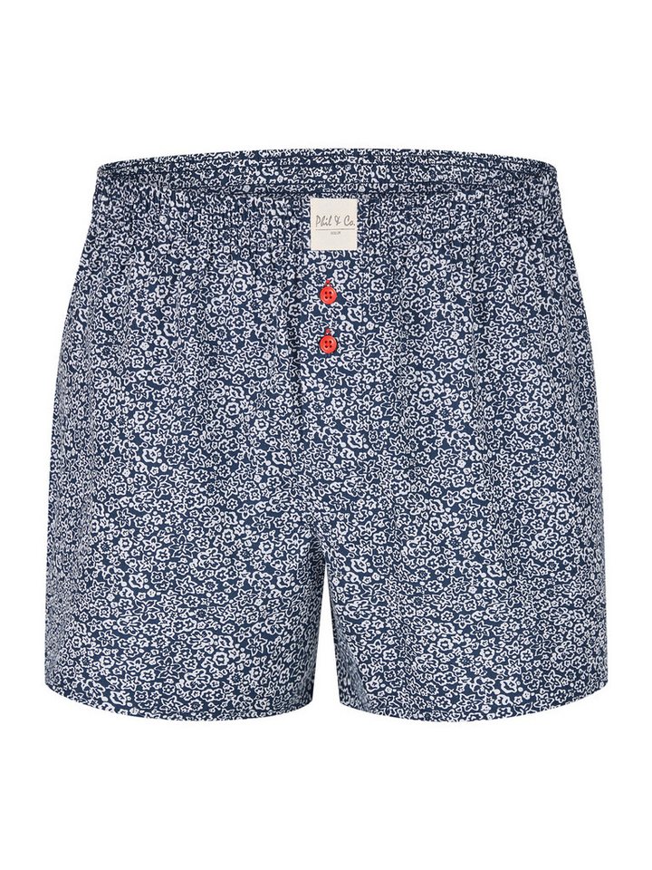 Phil & Co. Boxer Classic Sets (6-St) American Boxershorts - weit geschnitten - Knopfleiste – Bild 5 von 5