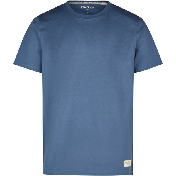 Phil & Co. Pyjamaoberteil Chill Factor (Packung, 1-tlg., 1-teilig) Herren Schlafanzugshirt Kurzarm Baumwolle T-Shirt