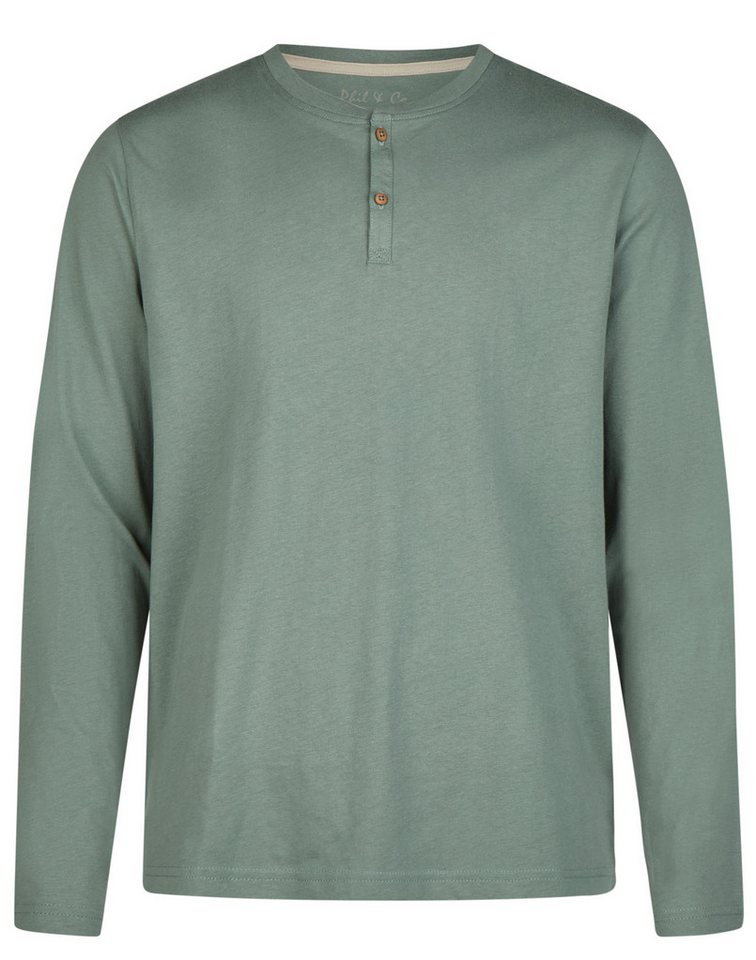 Phil & Co. Schlafanzug Modischer Herren Pyjama lang (2 tlg) Baumwolle – Bild 2 von 5