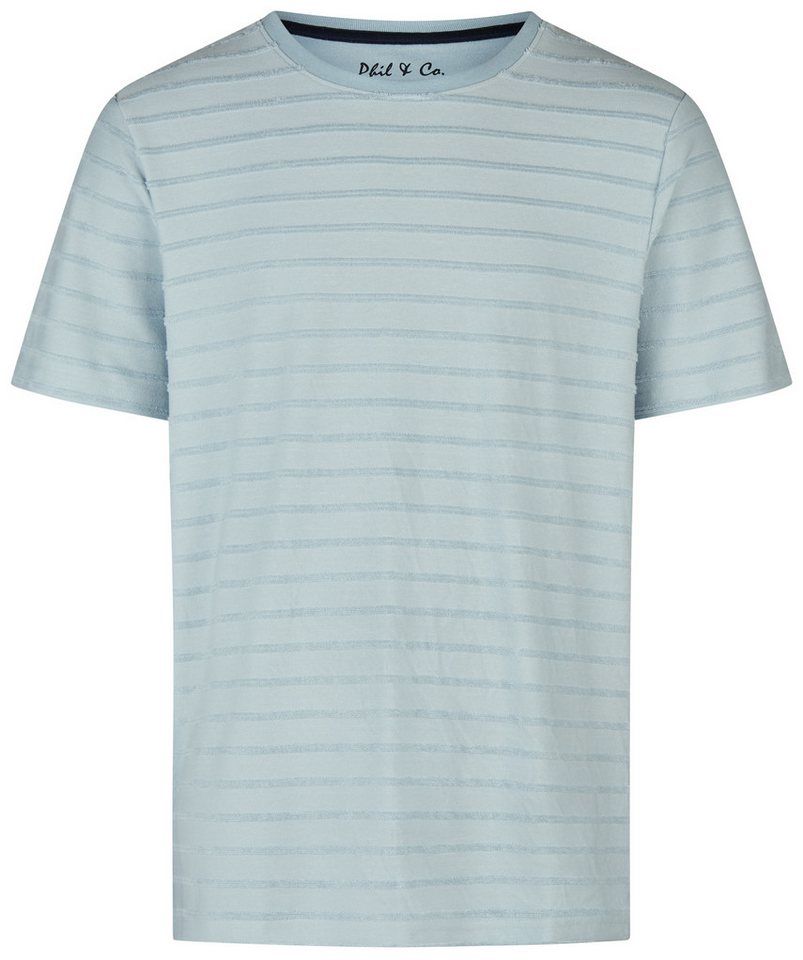 Phil & Co. Shorty Easy Sleep (Set, 2 tlg., 2-teilig) Herren Pyjama kurz Shorty Baumwolle Kurzarm Eingriffstaschen – Bild 2 von 5