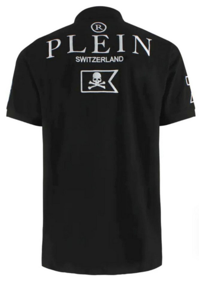 PHILIPP PLEIN Poloshirt SS Multi Skull Logo Polohemd – Bild 2 von 5