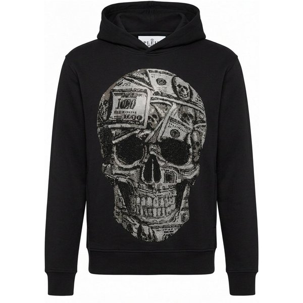 PHILIPP PLEIN Sweatshirt Skull Mit Schmucksteinen