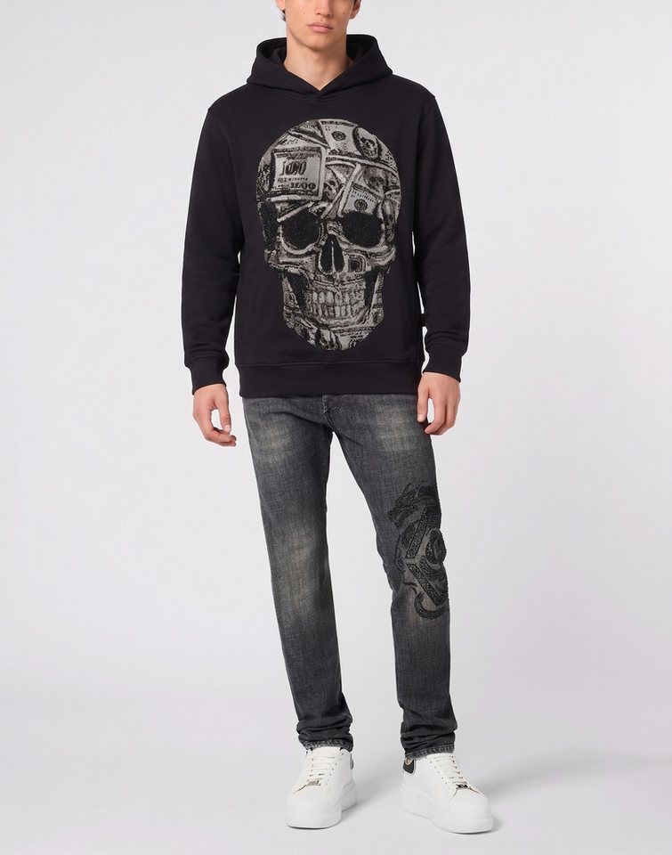 PHILIPP PLEIN Sweatshirt Skull Mit Schmucksteinen – Bild 4 von 5