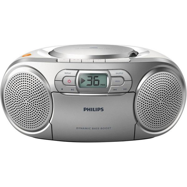 Philips AZ127/12 CD-Soundmachine silber CD-Player