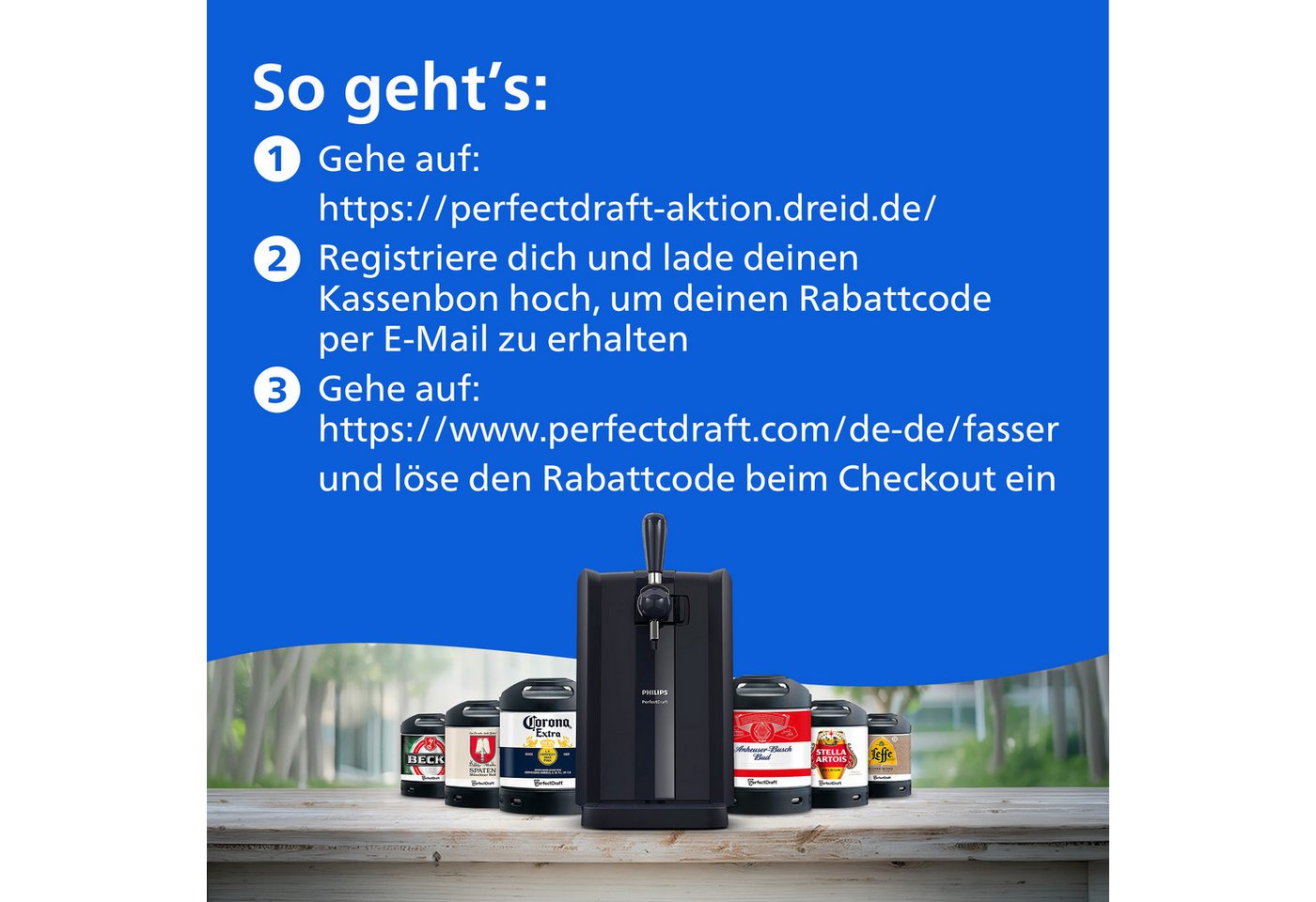 Philips Bierzapfanlage Perfect Draft 5000 Series, mit 3 Grad Kühlung und LED Beleuchtung – Bild 3 von 5