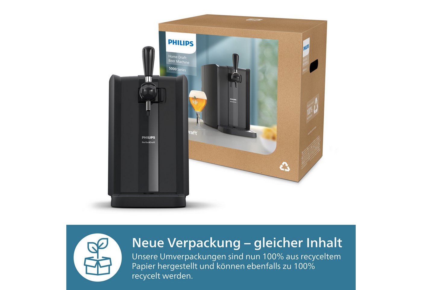 Philips Bierzapfanlage Perfect Draft 5000 Series, mit 3 Grad Kühlung und LED Beleuchtung – Bild 5 von 5