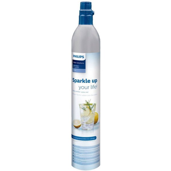 Philips CO₂-Zylinder GoZero, für 60 Liter Wasse, 1 St., kompatibel mit Standard Schraubsystem bzw. Einschraubzylinder