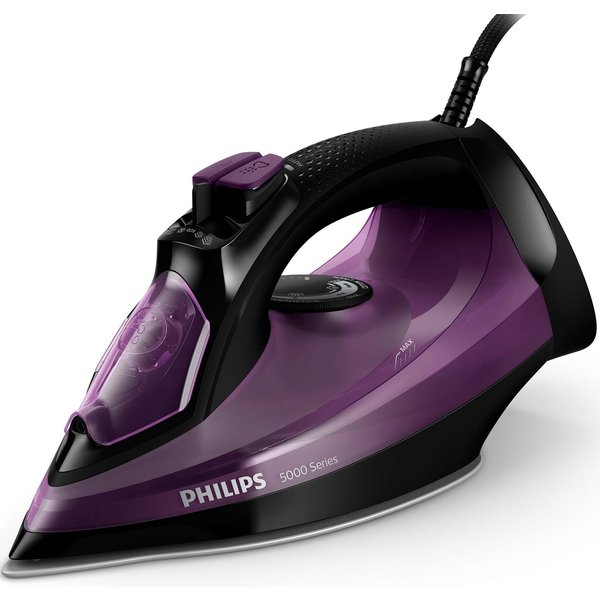 Philips Dampfbügeleisen DST5030/80 5000 Series, 2400 W, SteamGlide Plus Bügelsohle, 320 ml Wassertank, 180 g Dampfstoß