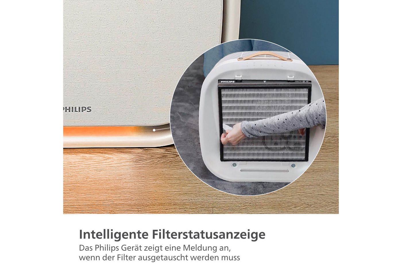 Philips Ersatzfilter FY3110/00 HEPA NanoProtect Filter, Zubehör für Luftreiniger PureProtect Pet 3000 Series, bis zu 1 Jahr verwendbar, entfernt Tierhaare und G – Bild 5 von 5