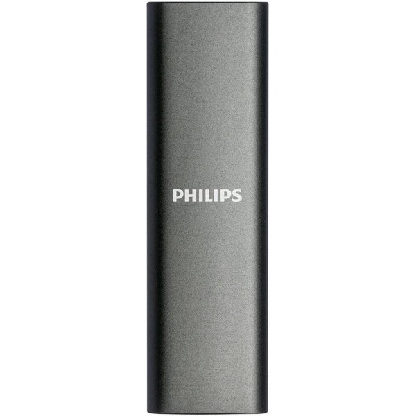 Philips FM25SS030P/00 externe SSD (250GB) extern" 540 MB/S Lesegeschwindigkeit, 520 MB/S Schreibgeschwindigkeit, Space Gray, Ultra Speed USB-C 3.2