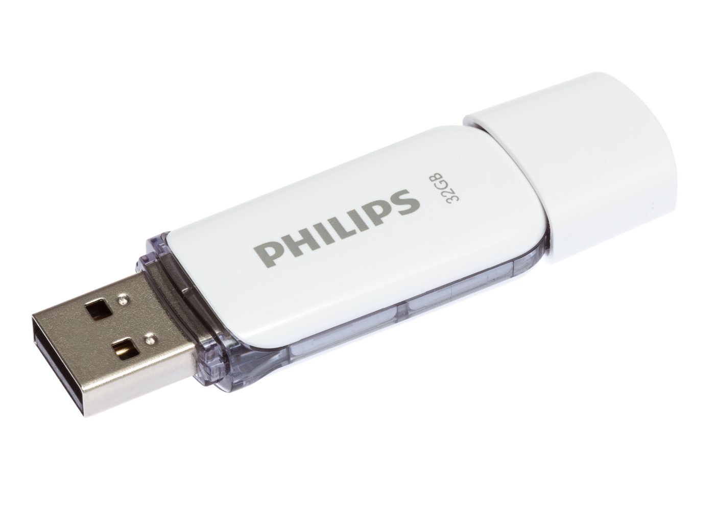 Philips FM32FD70E/00 USB-Stick (USB 2.0, Lesegeschwindigkeit 23,00 MB/s, Shadow Grey®, 32GB, USB2.0, 3er Pack) – Bild 3 von 3
