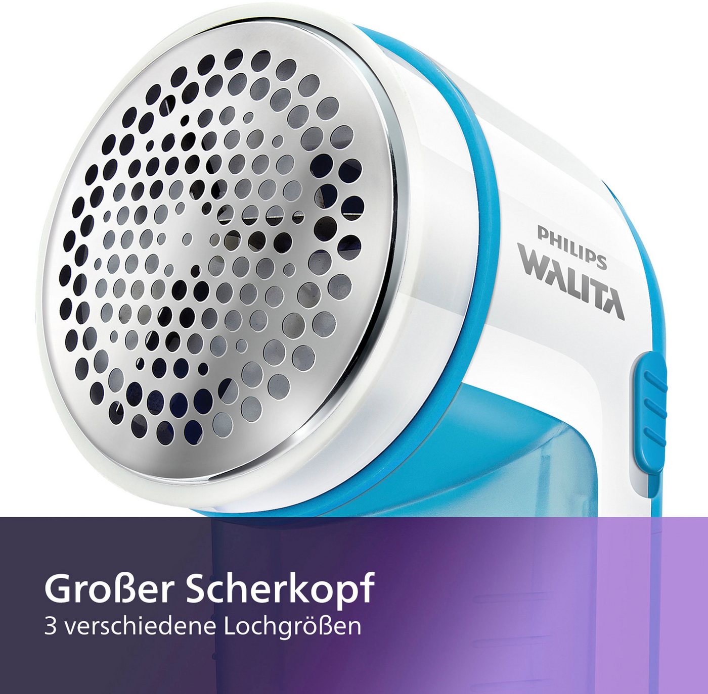 Philips Fusselrasierer GC026/00, batteriebetrieben, 2 Höheneinstellungen – Bild 3 von 5
