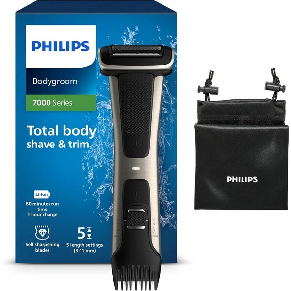 Philips Haarschneider Elektrokörperrasierer Series 7000 BG7025/15