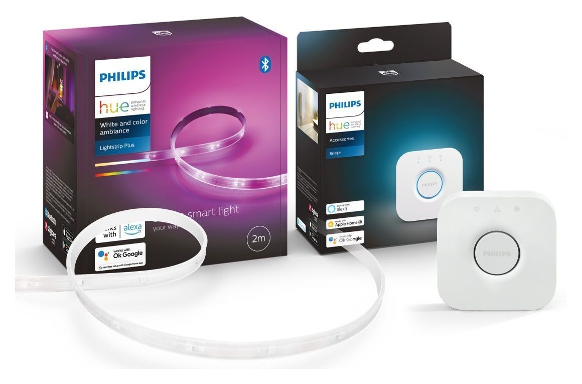 Hama Hue Bridge Bundle White & Color Ambiance + Hue Bridge LED
