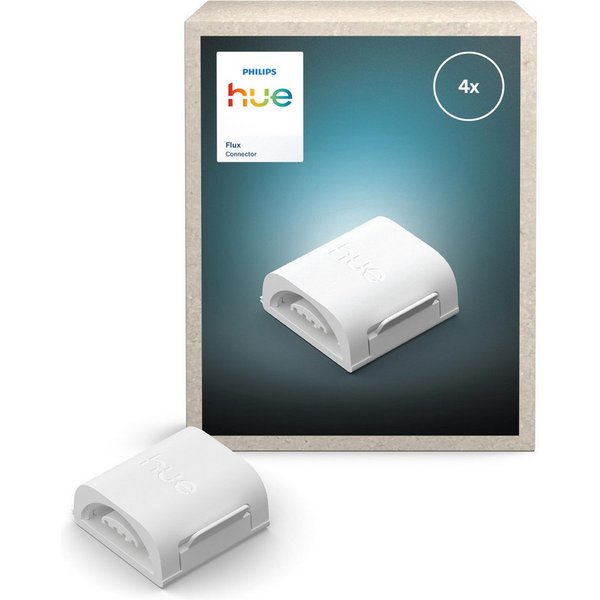 Philips Hue Kabelverbinder-Sortiment Flux Gradient LED-Streifen Zubehör, Verbinder, Set, 4-tlg., 4x Philips Hue Flux Gradient Lightstrip Zubehör, Verbinder