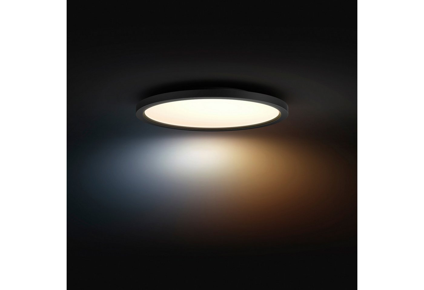 Philips Hue LED Panel White Ambiance Aurelle Panel, Abschaltautomatik, Bluetooth, CCT - über Fernbedienung, Dimmfunktion, Farbsteuerung, Leuchtdauer einstellbar – Bild 4 von 5