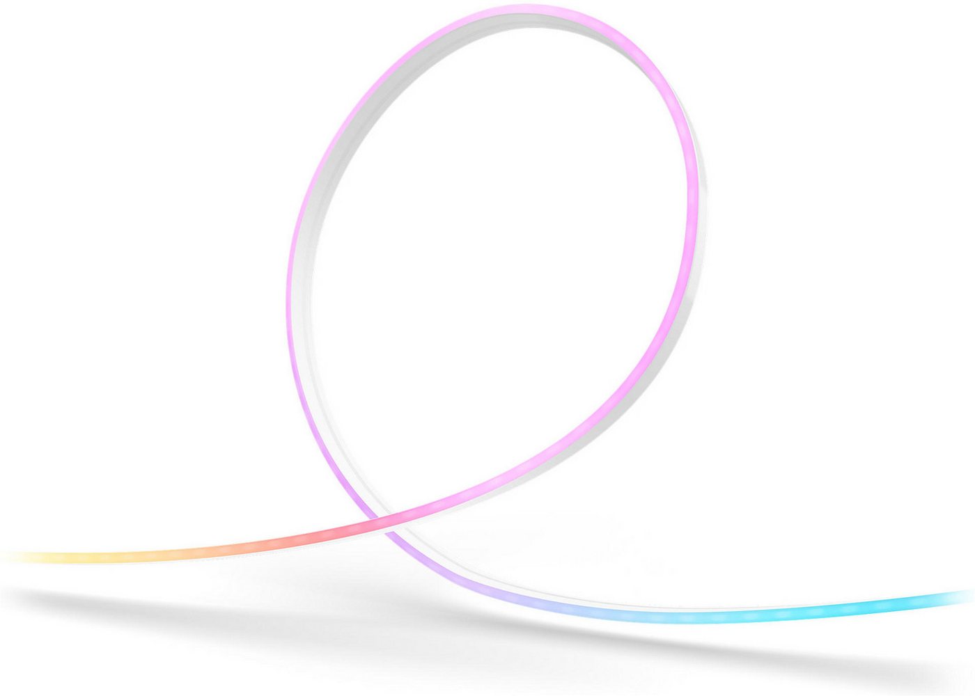 Philips Hue LED-Streifen Essential Flex Gradient LED-Streifen RGBIC farbfähig, lebendige Farben, flexible Innenbeleuchtung, komp. mit gängigen Smart-Home-Assist – Bild 2 von 5