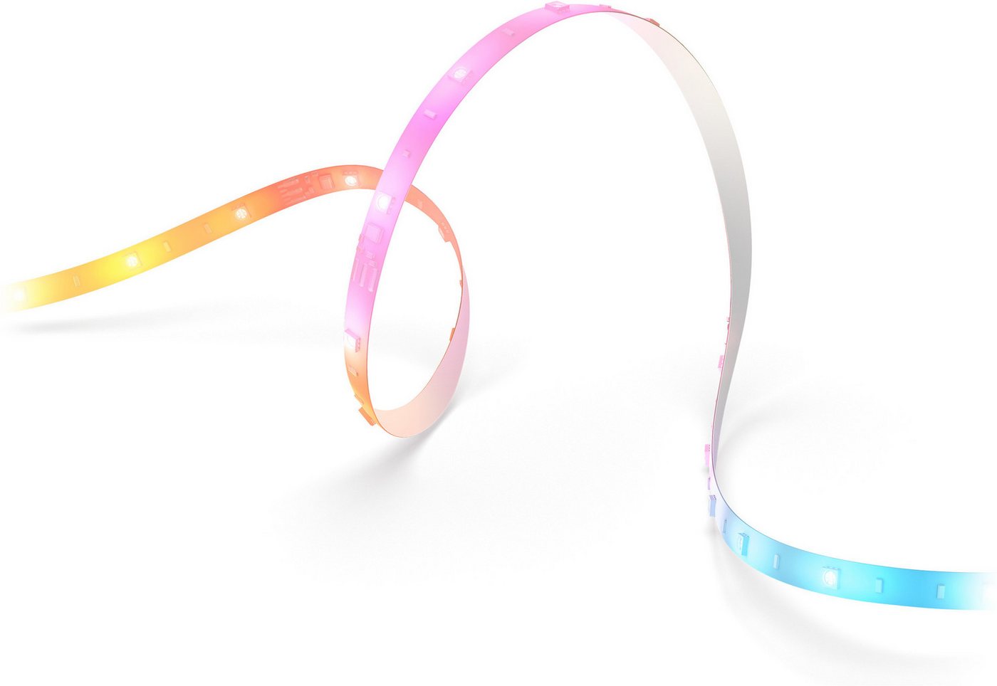 Philips Hue LED-Streifen Essential Gradient LED-Streifen RGBIC farbfähig, lebendige Farben, flexible Innenbeleuchtung, komp. mit gängigen Smart-Home-Assistenten – Bild 2 von 5