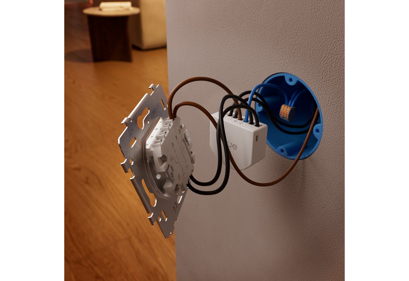 Philips Hue Schalter Wandschaltermodul, für nicht smarte Lampen (Ein/Aus), Netzbetrieb (Packung, 1-St), 2 Kanal/2C (6A / 400W LED / 1.380W Halogen), App‑ & Spra – Bild 5 von 5