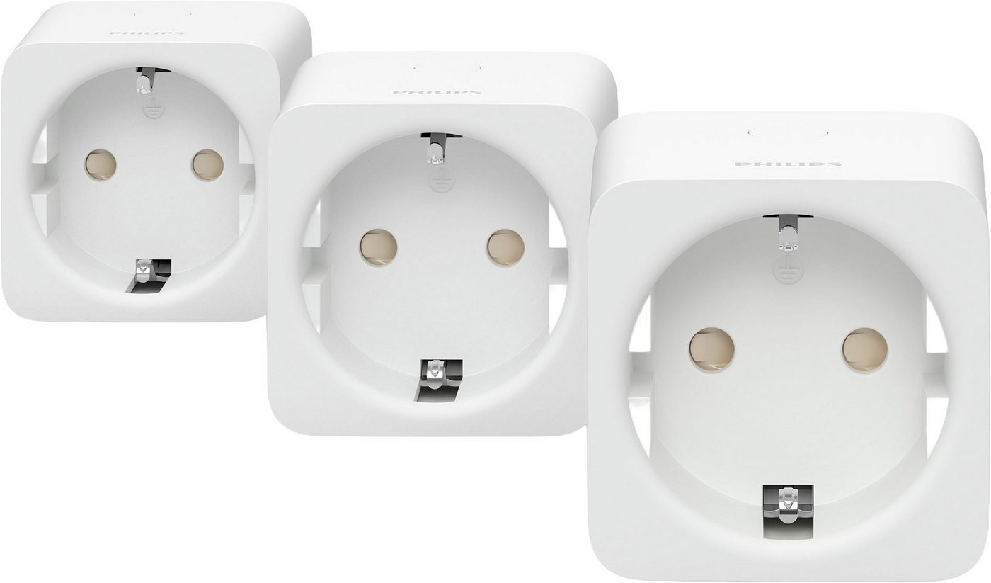 Philips Hue Steckdose Smart Plug 3er Set - Smart-Home, Set, 3-St., WLAN Steckdose, Bridge, Smart Home, Indoor, Hue Lichtsystem – Bild 2 von 5