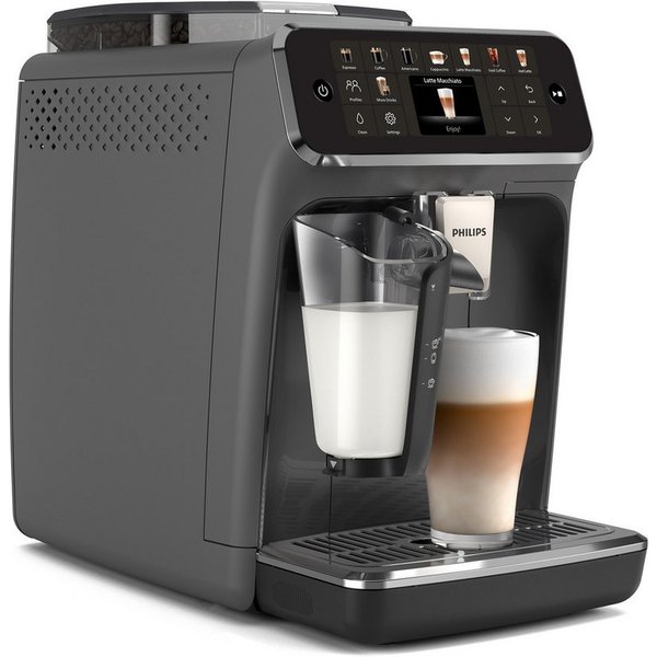 Philips Kaffeevollautomat EP5544/50 5500 Series, 20 Kaffeespezialitäten (heiß oder eisgekühlt), LatteGo-Milchsystem, SilentBrew Technologie