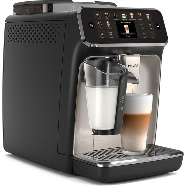Philips Kaffeevollautomat EP5547/90 5500 Series, 20 Kaffeespezialitäten (heiß oder eisgekühlt), LatteGo-Milchsystem, SilentBrew Technologie
