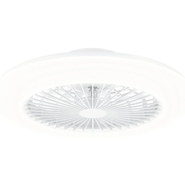 Philips LED Deckenleuchte Deckenventilator Amigo, Abschaltautomatik, CCT - über Fernbedienung, Dimmer, Dimmfunktion, Farbsteuerung, Farbwechsel, Fernbedienung, 