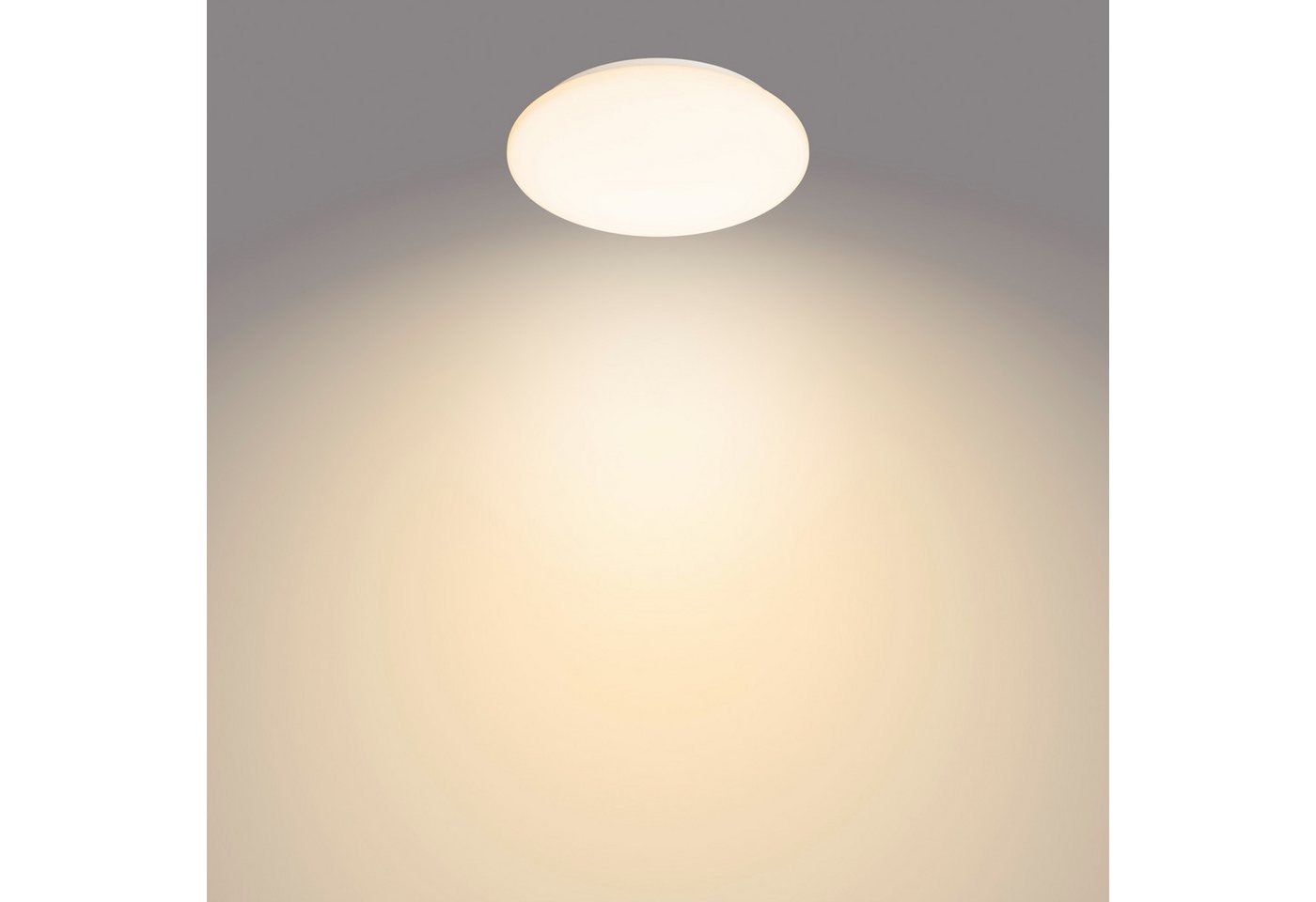 Philips LED Deckenleuchte Moire 17 W 2700 K Weiß, LED fest integriert, Warmweiß – Bild 3 von 5