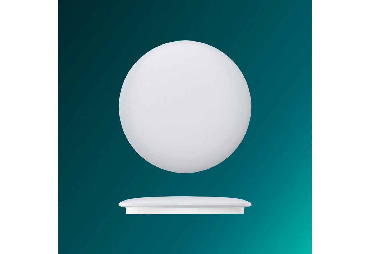 Philips LED Deckenleuchte Moire CL200, warmweiß (2700K), rund, weiß, LED fest integriert, Warmweiß, Sternenlichtoptik – Bild 4 von 5