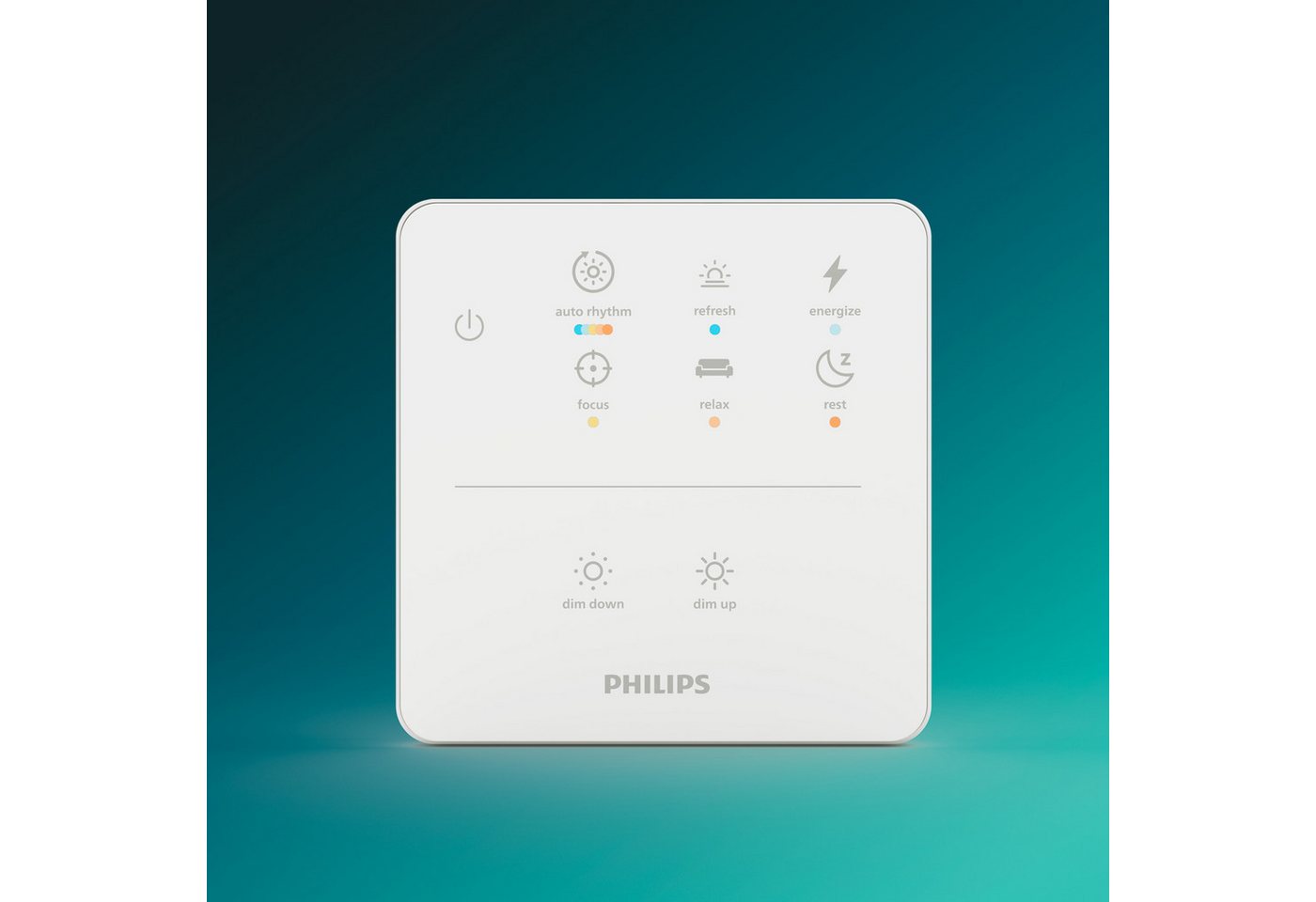 Philips LED Deckenleuchte Skylight LED Panel mit Tageslichtsimulation, IP44, Abschaltautomatik, CCT - über Fernbedienung, Dimmfunktion, Ein-/Ausschalter, Farbst – Bild 5 von 5