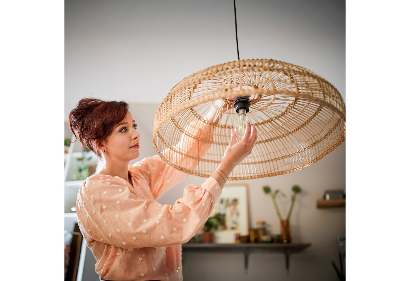 Philips LED-Leuchtmittel Classic 40W Non-Dim, E14, 6 St., Warmweiß – Bild 5 von 5