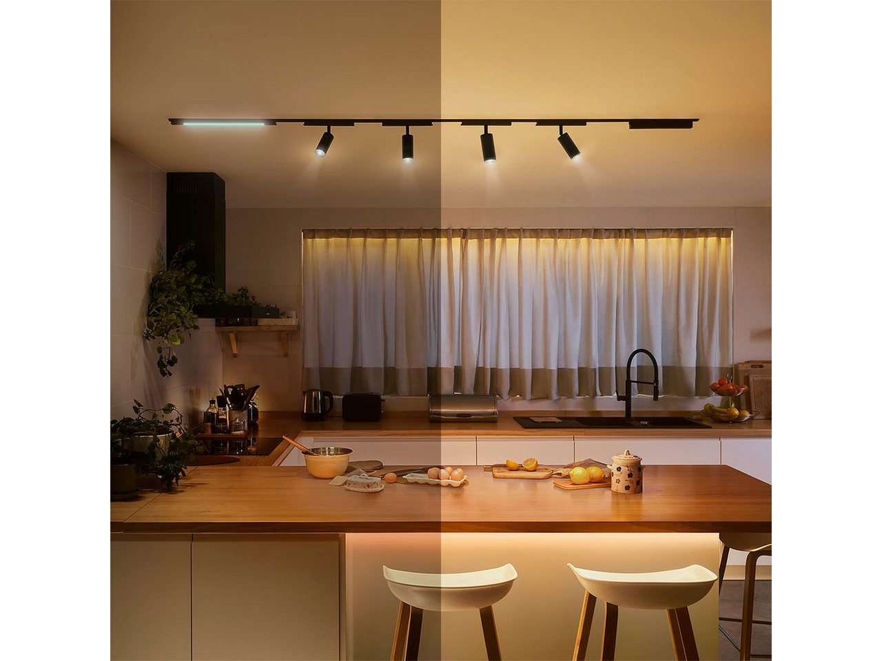 Philips LED-Leuchtmittel GU10 WarmGlow Lampe, 5er Pack, GU10, 5 St., Warmweiß, dimmbar (2200-2700K), schmaler Abstrahlwinkel, Glas – Bild 4 von 5