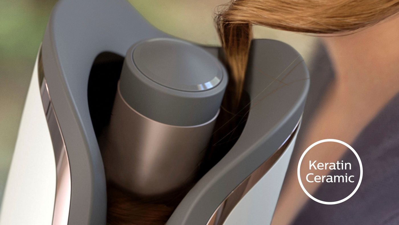 Philips Lockendreher MoistureProtect Autocurler BHB878/00, Keramik-Beschichtung mit Keratinveredelung, StyleCare Prestige, Curl-Boost-Technologie – Bild 3 von 5