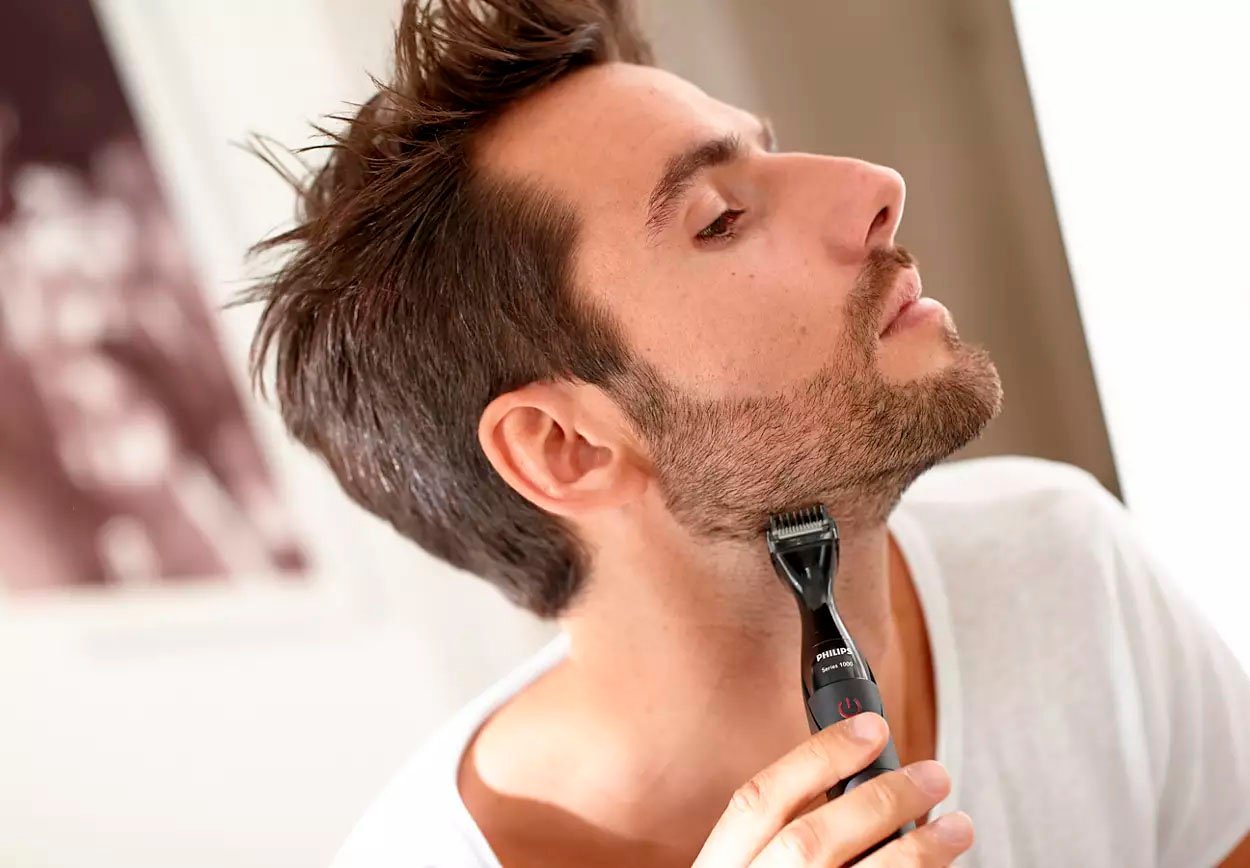 Philips Multifunktionstrimmer Series 1000 MG1100/16, abwaschbar, mit DualCut-Präzisionstrimmer und 3 Präzisionskämme – Bild 5 von 5