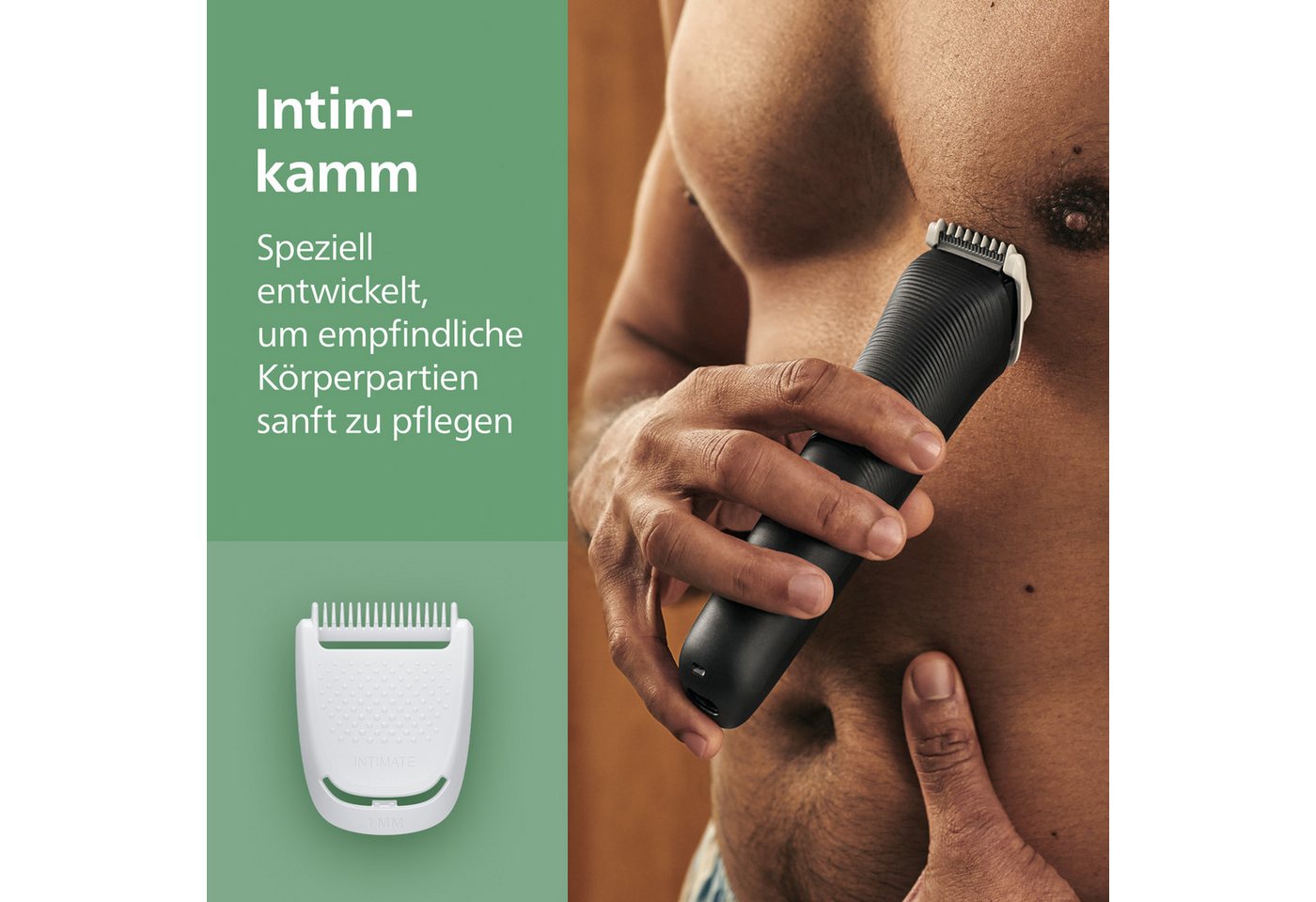 Philips Multifunktionstrimmer Series 3000 MG3945/15, 9-in-1-Trimmer für Gesicht, Körper und Kopfhaare – Bild 3 von 5