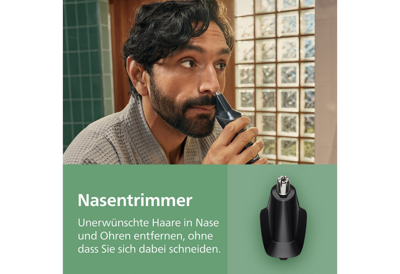 Philips Multifunktionstrimmer Series 3000 MG3945/15, 9-in-1-Trimmer für Gesicht, Körper und Kopfhaare – Bild 4 von 5