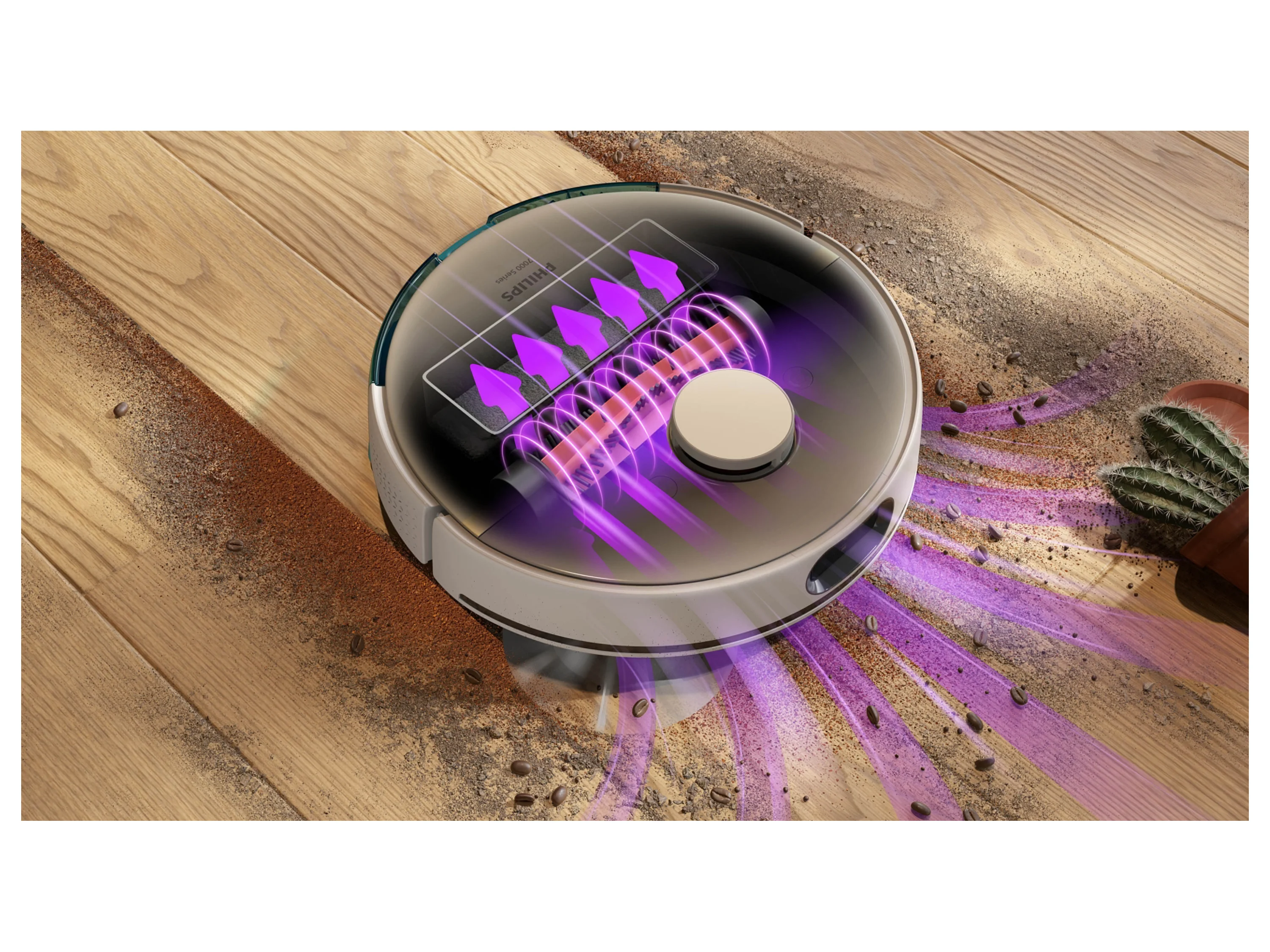 PHILIPS Saug- und Wischroboter (XU7100/02) – Bild 4 von 4