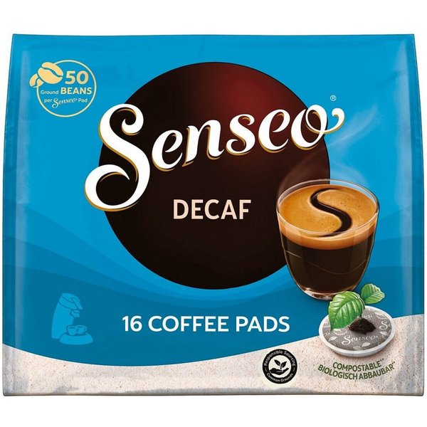 Philips Senseo Kaffee Decaf, 16 Pads