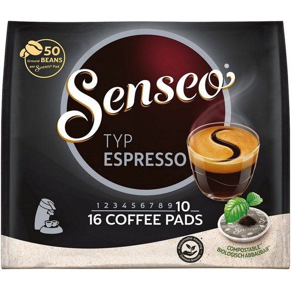 Philips Senseo Kaffee Espresso, 16 Pads