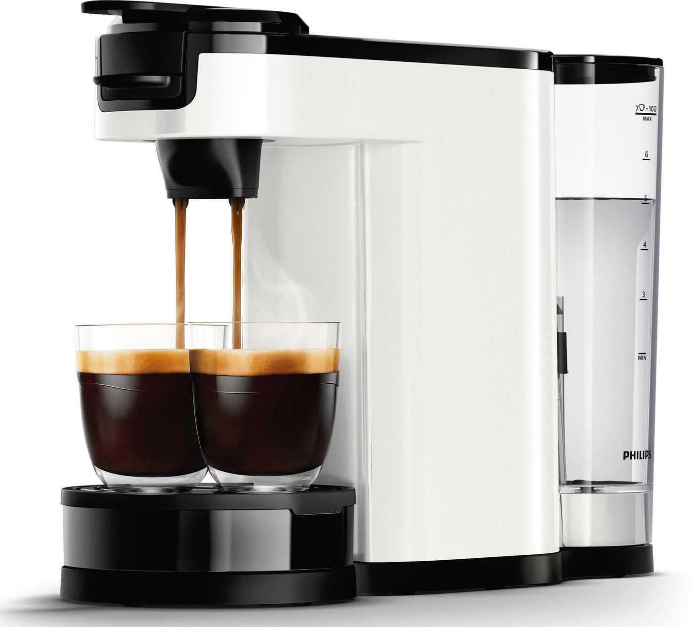 Philips Senseo Kaffeepadmaschine Switch HD6592/04, 2-in-1 Pad und Filterkaffee, 1l Kaffeekanne, 1L Kaffeekanne – Bild 2 von 5