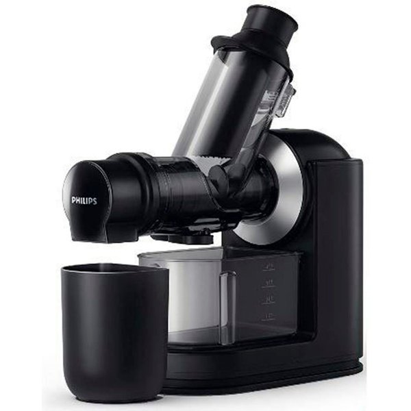 Philips Slow Juicer HR1889/70, 150 W, Viva Collection, mit Tropfstopp, QuickClean, XL Einfüllöffnung