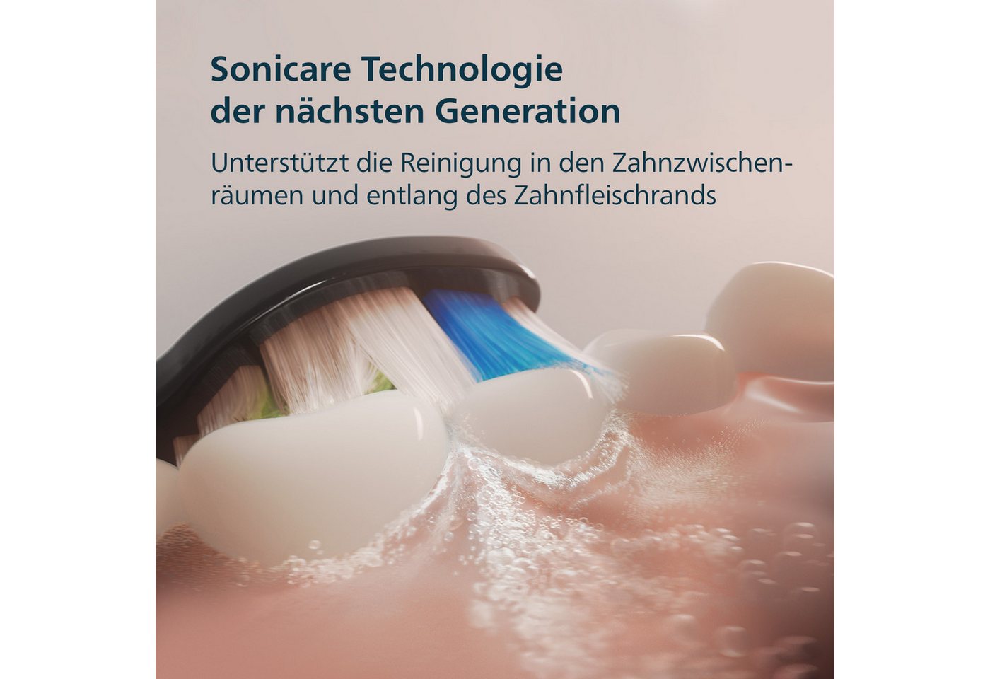 Philips Sonicare Elektrische Zahnbürste Series 3100, Aufsteckbürsten: 2 St., mit Drucksensor, 3 Intensitätsstufen, inkl. Reiseetui und Ladegerät – Bild 2 von 5