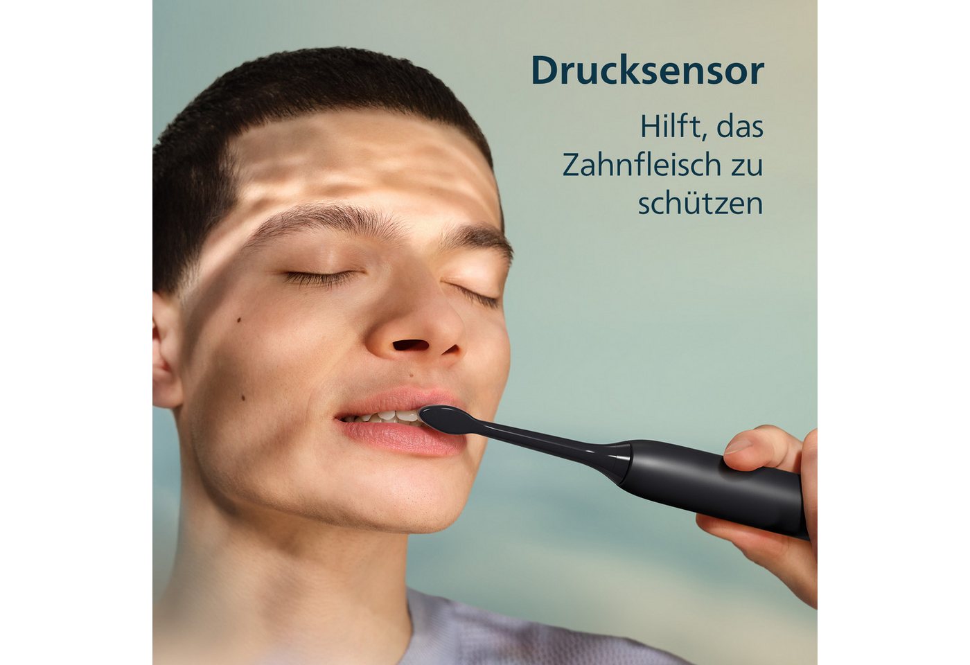 Philips Sonicare Elektrische Zahnbürste Series 3100, Aufsteckbürsten: 2 St., mit Drucksensor, 3 Intensitätsstufen, inkl. Reiseetui und Ladegerät – Bild 5 von 5